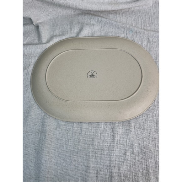 2- African‎ Ethnic Matte Melamine Oval Serving Platters Tribal 15x10.5" Picnic - Picture 12 of 13